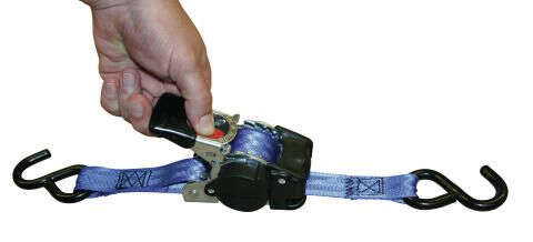 KERBL Automatik-Zurrgurt mit Aufrollfunktion 25 mm/3 m